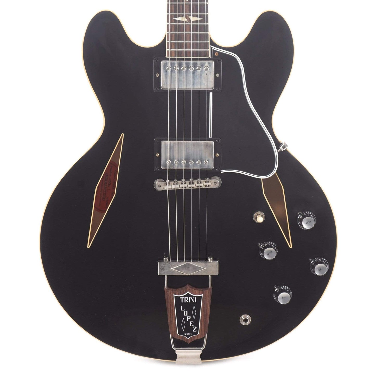 Gibson Custom 1964 Trini Lopez Standard Reissue Ebony VOS Electric Guitars / Semi-Hollow