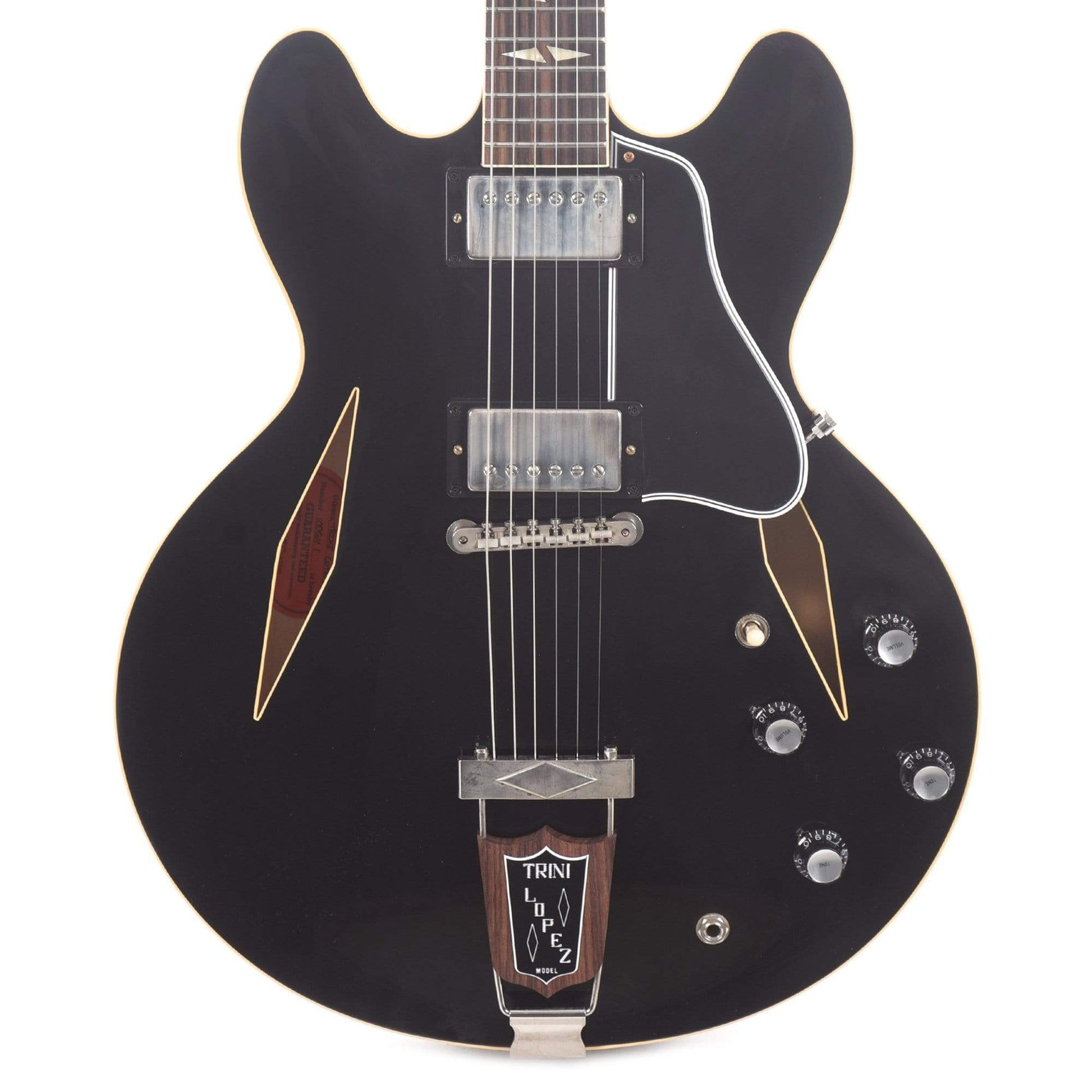 Gibson Custom 1964 Trini Lopez Standard Reissue Ebony VOS Electric Guitars / Semi-Hollow