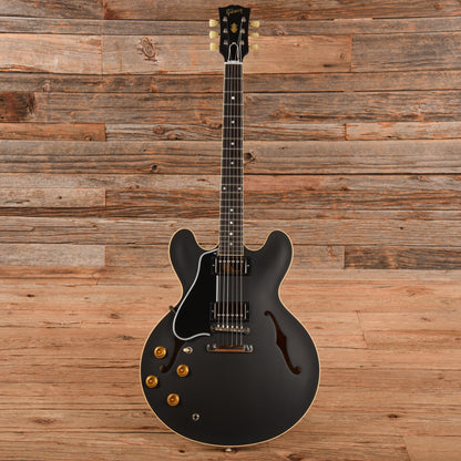 Gibson Custom 59 ES-335 Satin Satin Ebony 2021 LEFTY Electric Guitars / Semi-Hollow