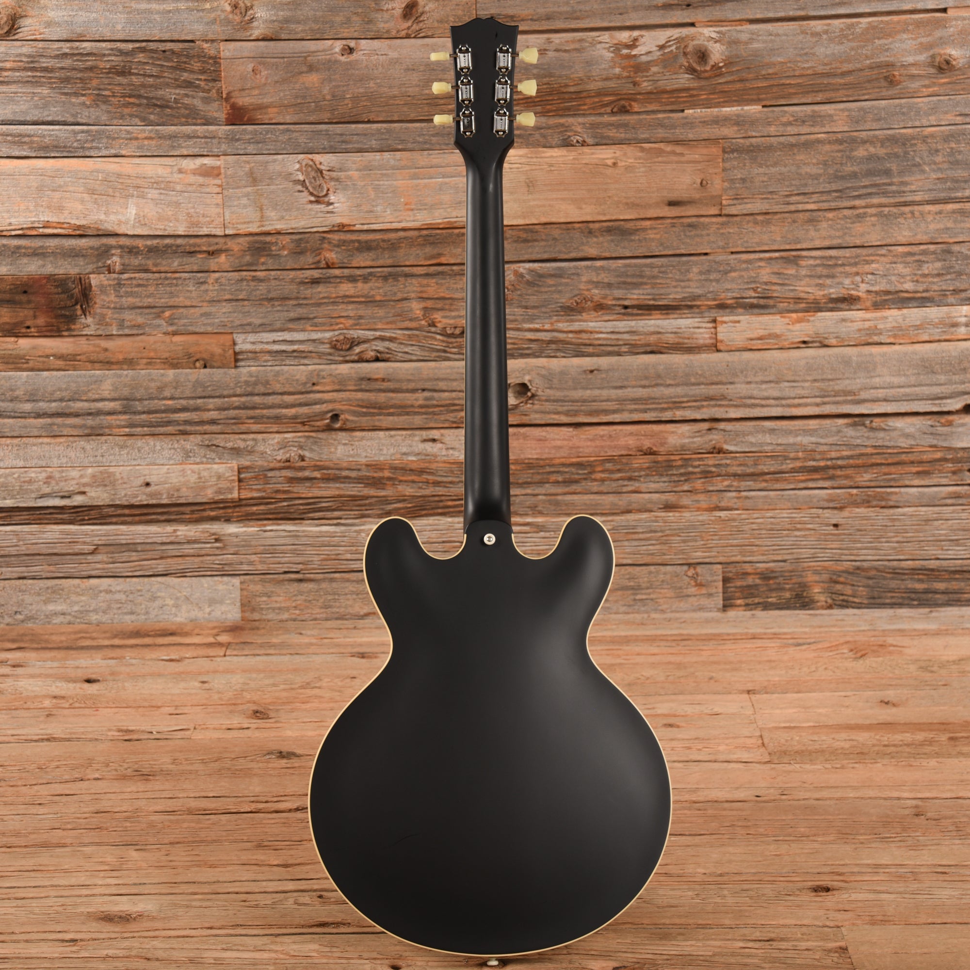 Gibson Custom 59 ES-335 Satin Satin Ebony 2021 LEFTY Electric Guitars / Semi-Hollow