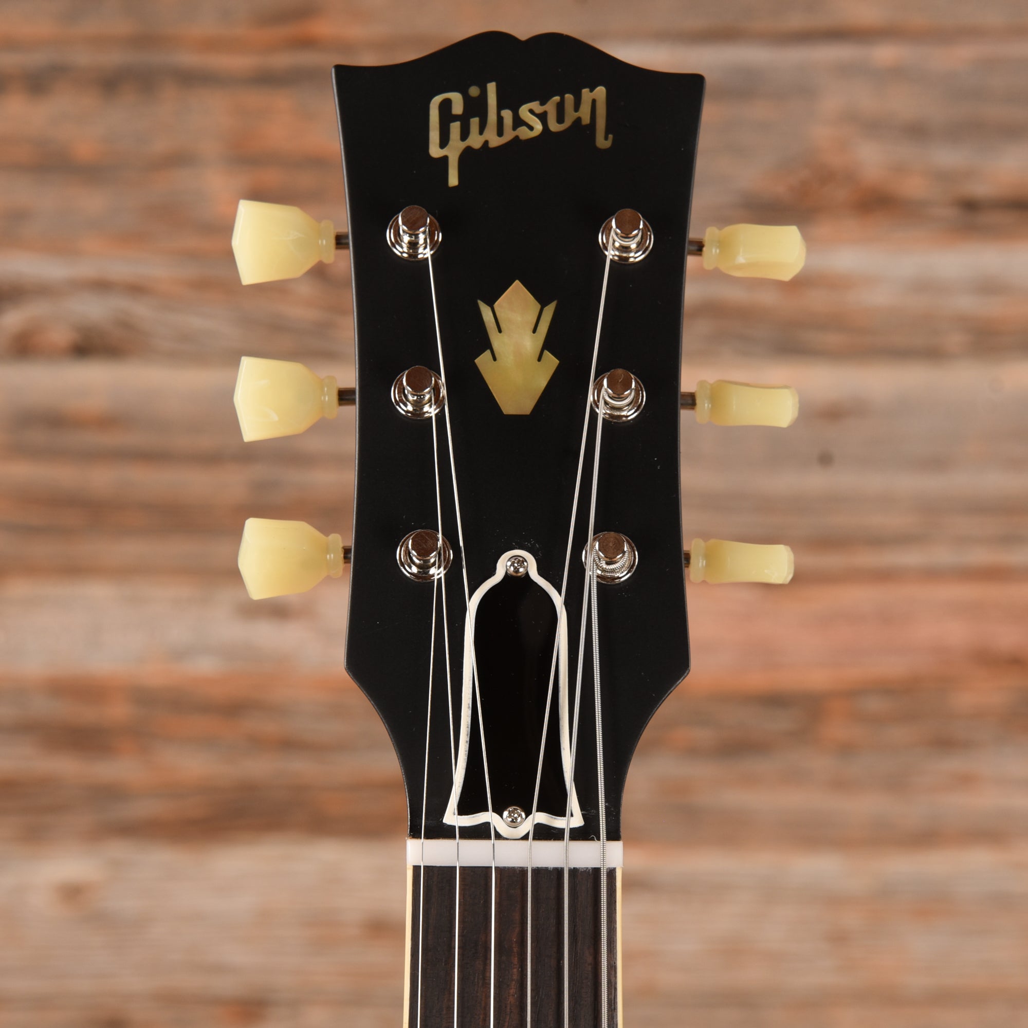 Gibson Custom 59 ES-335 Satin Satin Ebony 2021 LEFTY Electric Guitars / Semi-Hollow