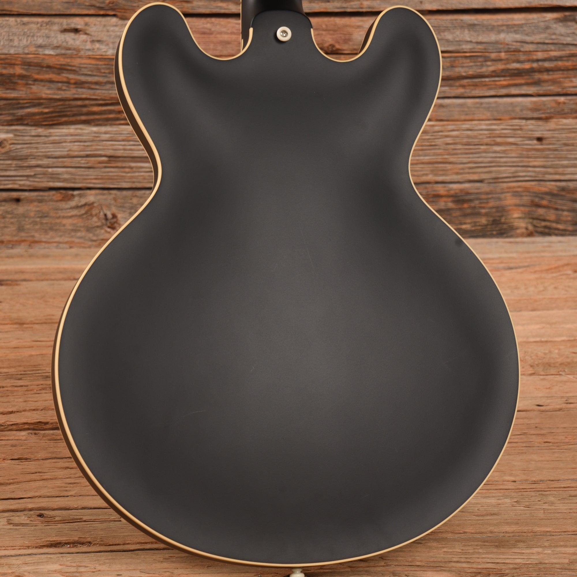 Gibson Custom 59 ES-335 Satin Satin Ebony 2021 LEFTY Electric Guitars / Semi-Hollow