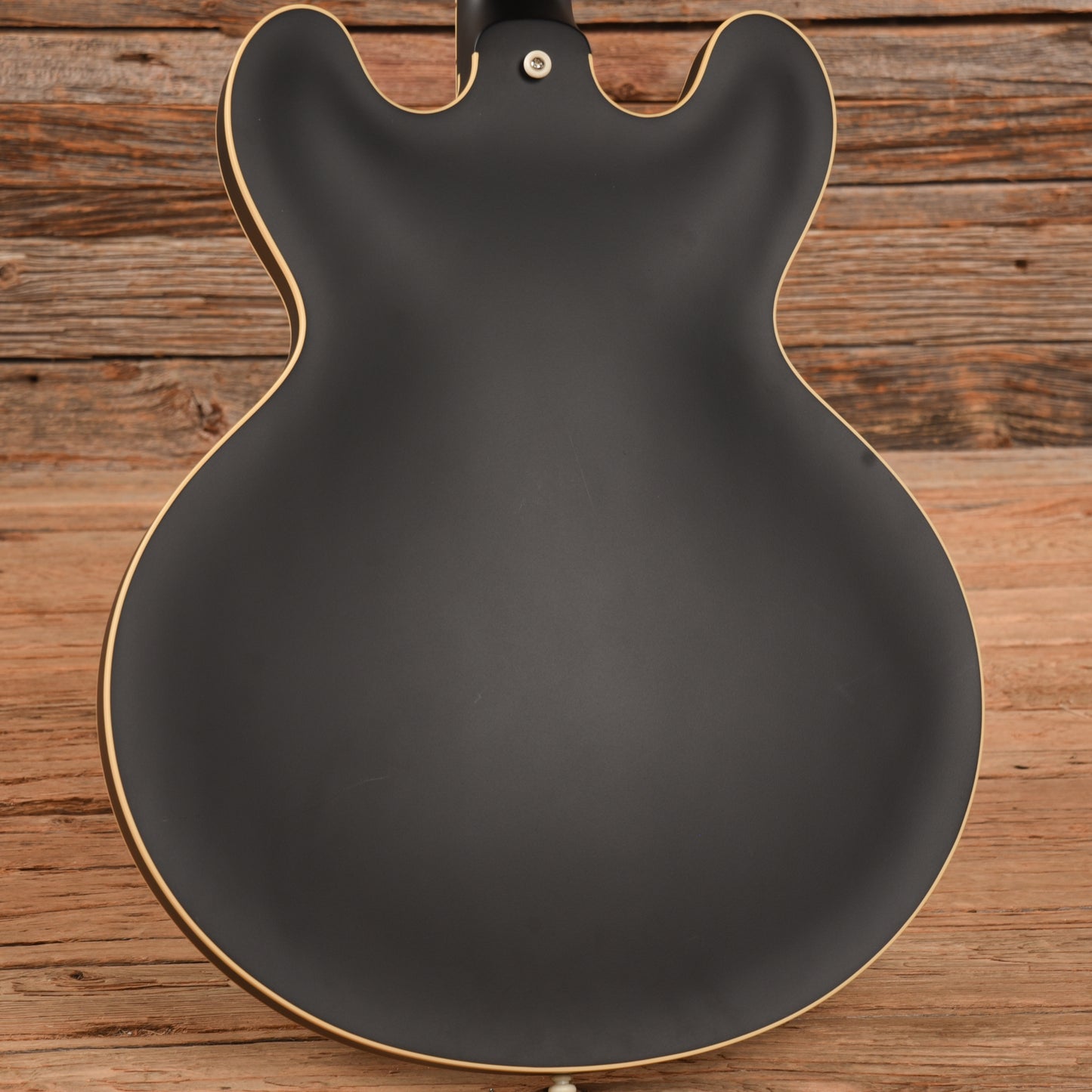 Gibson Custom 59 ES-335 Satin Satin Ebony 2021 LEFTY Electric Guitars / Semi-Hollow