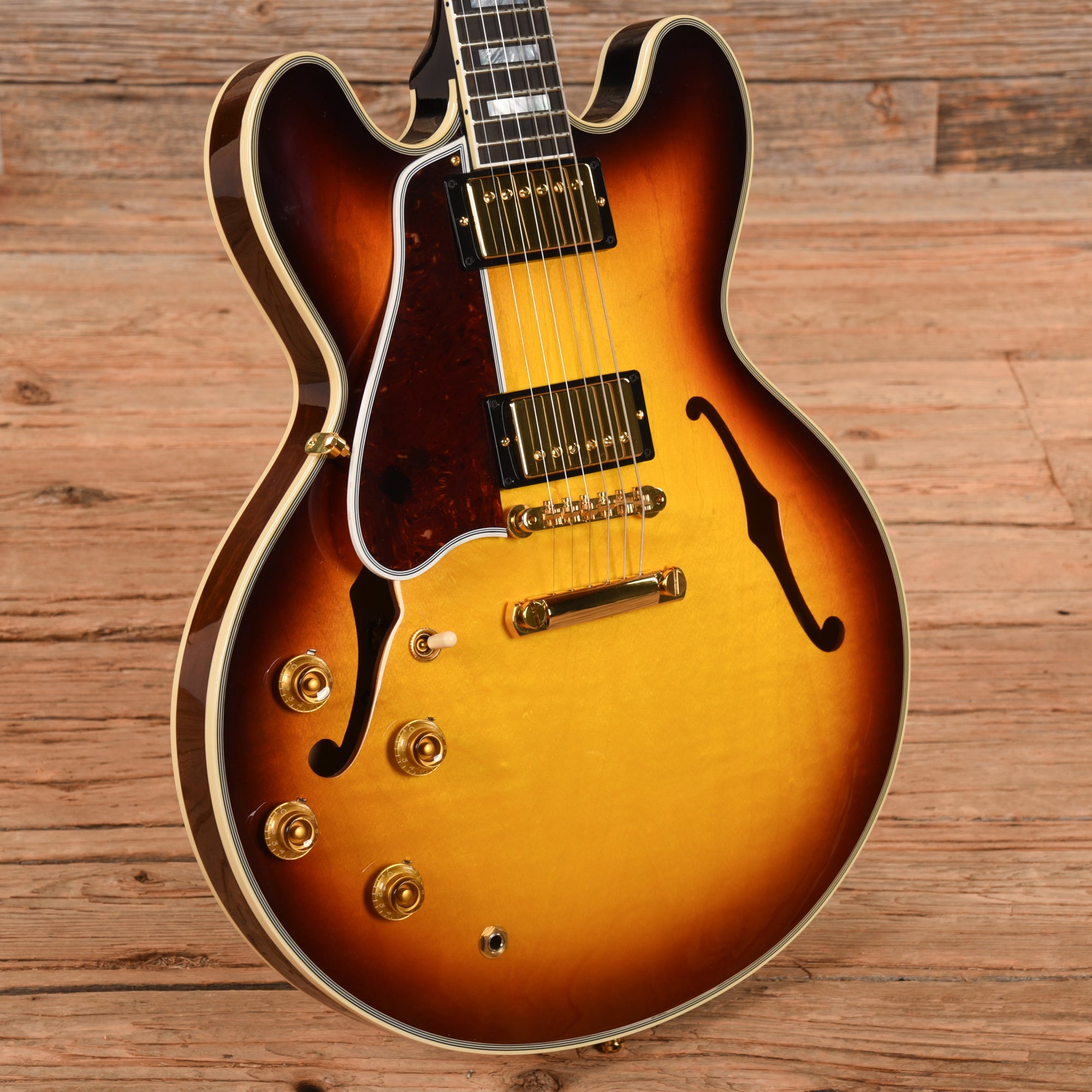 Gibson Custom 59 ES-355 Vintage Sunburst 2022 LEFTY Electric Guitars / Semi-Hollow