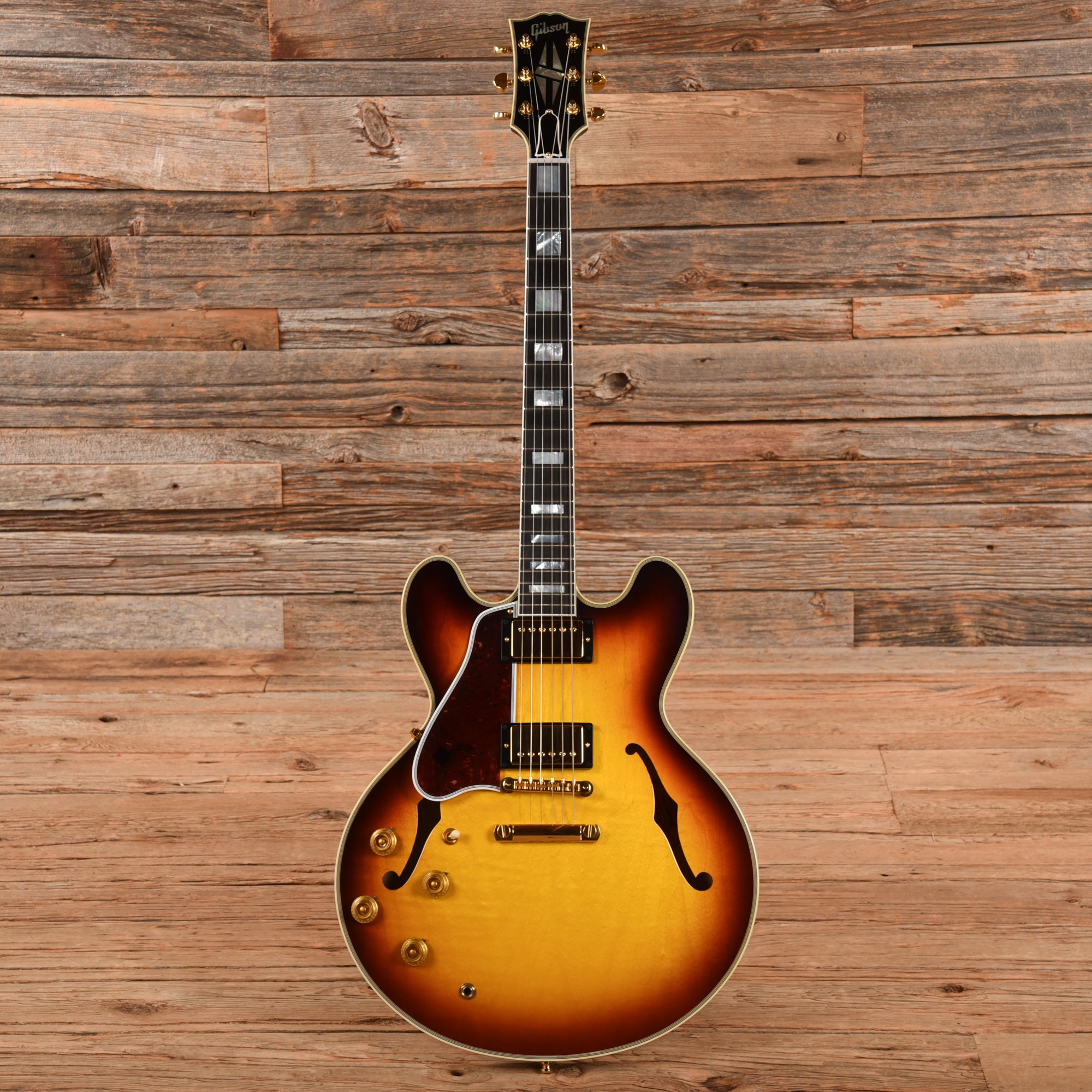 Gibson Custom 59 ES-355 Vintage Sunburst 2022 LEFTY Electric Guitars / Semi-Hollow