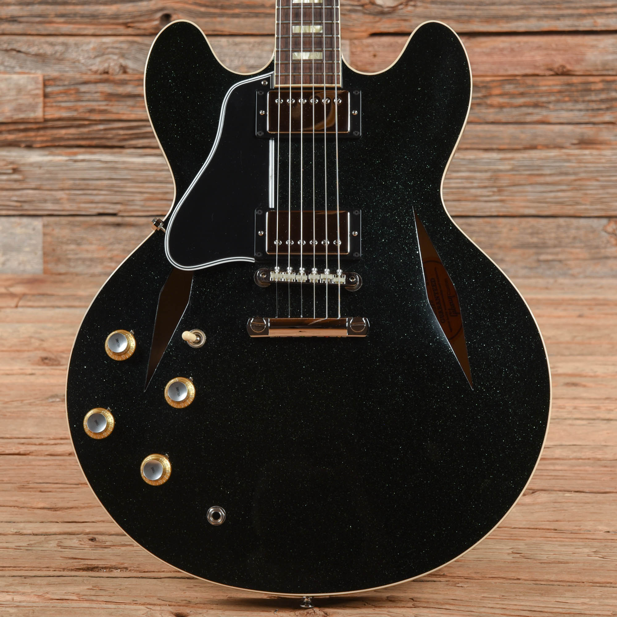 Gibson Custom 64 ES-335 Green Sparkle  LEFTY Electric Guitars / Semi-Hollow