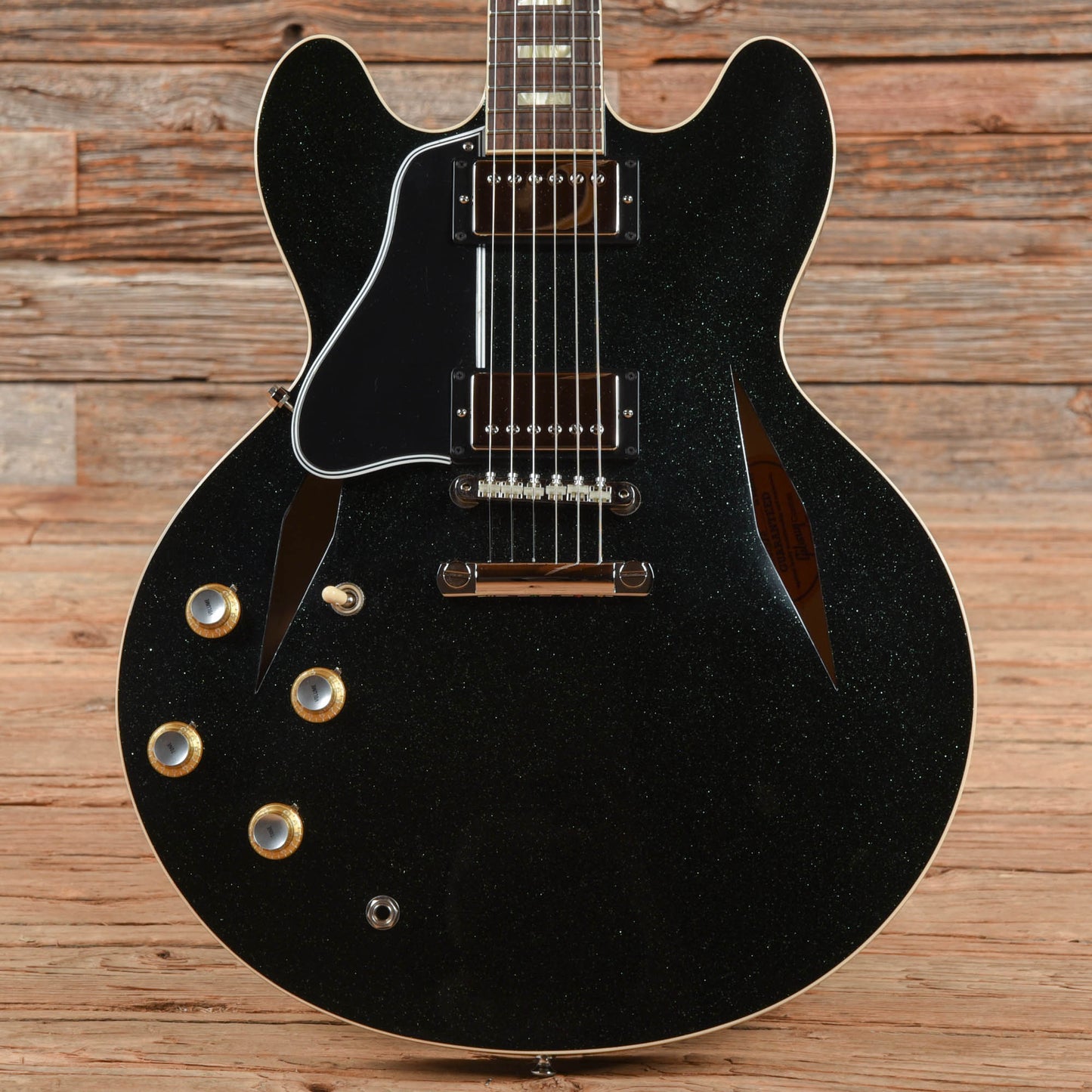 Gibson Custom 64 ES-335 Green Sparkle  LEFTY Electric Guitars / Semi-Hollow