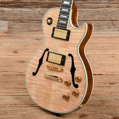 Gibson Custom Benchmark Collection Florentine Les Paul Natural Electric Guitars / Semi-Hollow