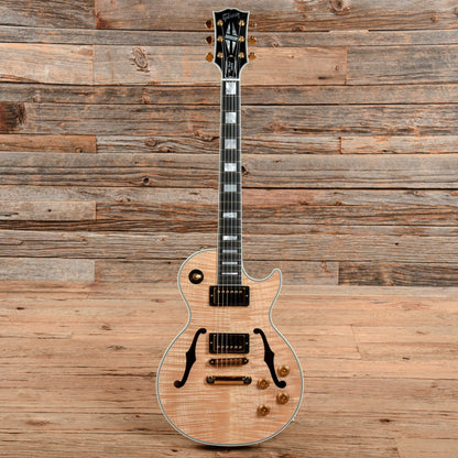 Gibson Custom Benchmark Collection Florentine Les Paul Natural Electric Guitars / Semi-Hollow