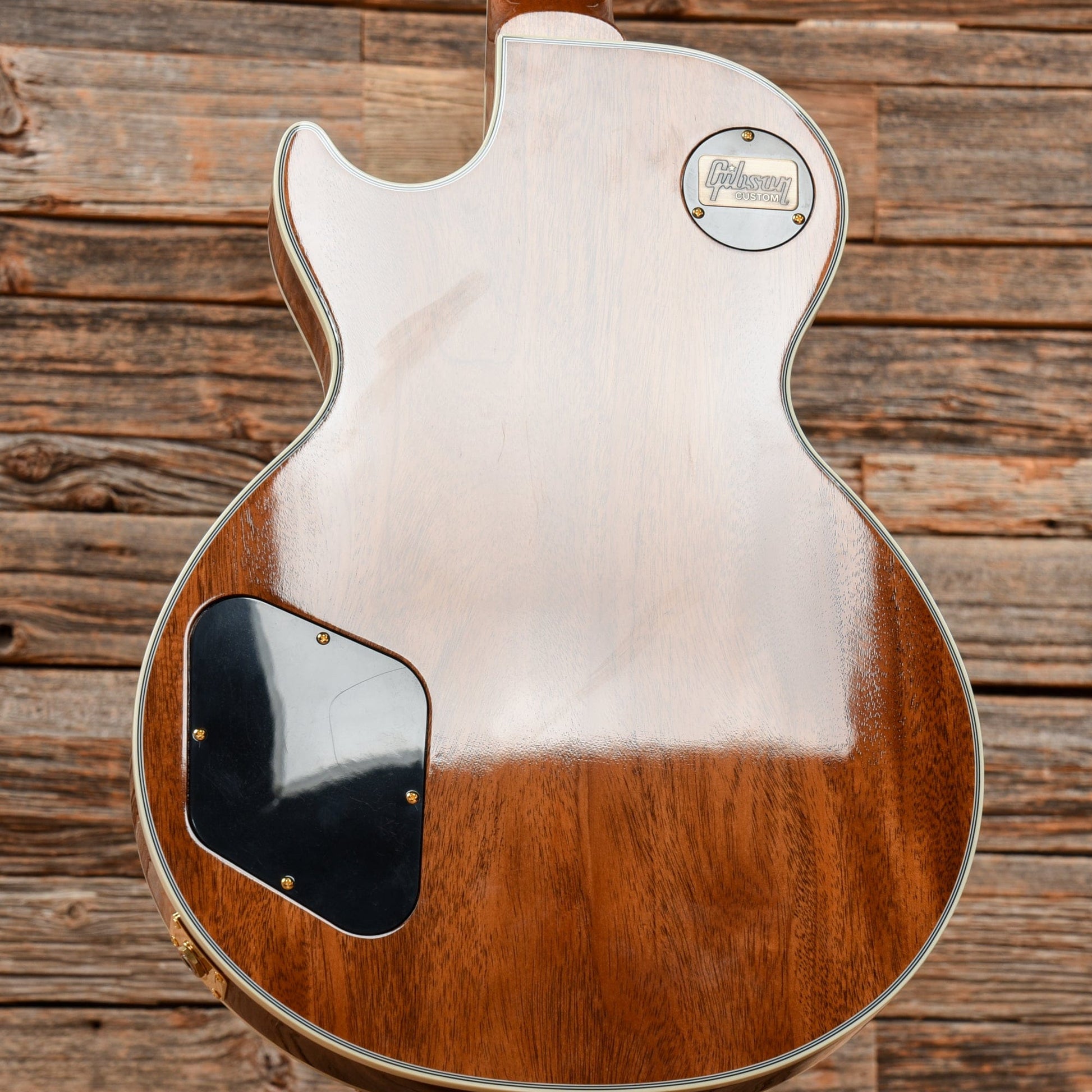 Gibson Custom Benchmark Collection Florentine Les Paul Natural Electric Guitars / Semi-Hollow