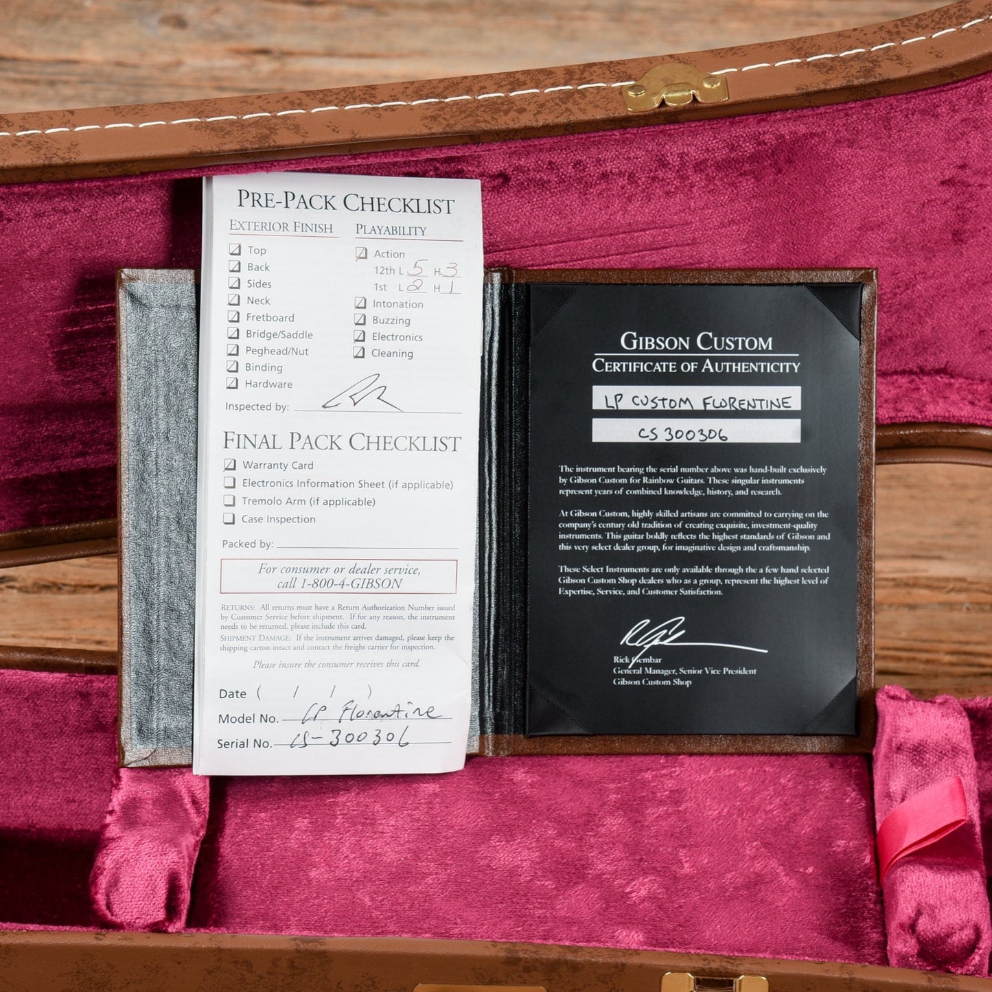 Gibson Custom Benchmark Collection Florentine Les Paul Natural Electric Guitars / Semi-Hollow