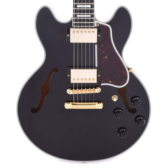 Gibson Custom CS-356 Ebony Gloss w/Ebony Fingerboard Electric Guitars / Semi-Hollow