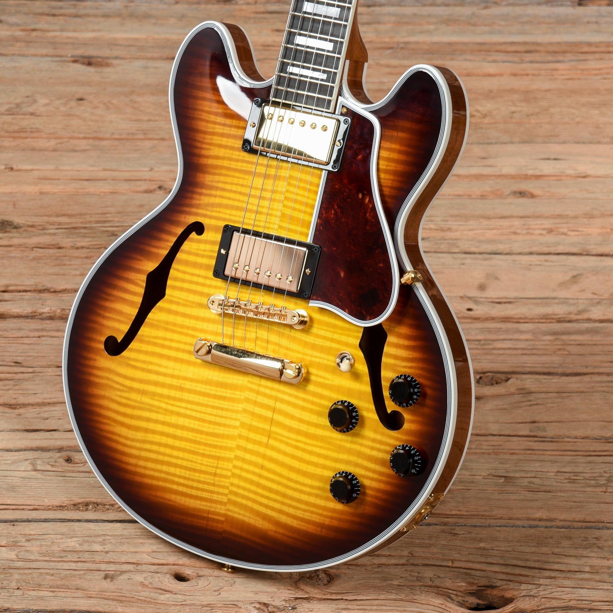 Gibson Custom CS-356 Figured Sunburst 2021 Electric Guitars / Semi-Hollow