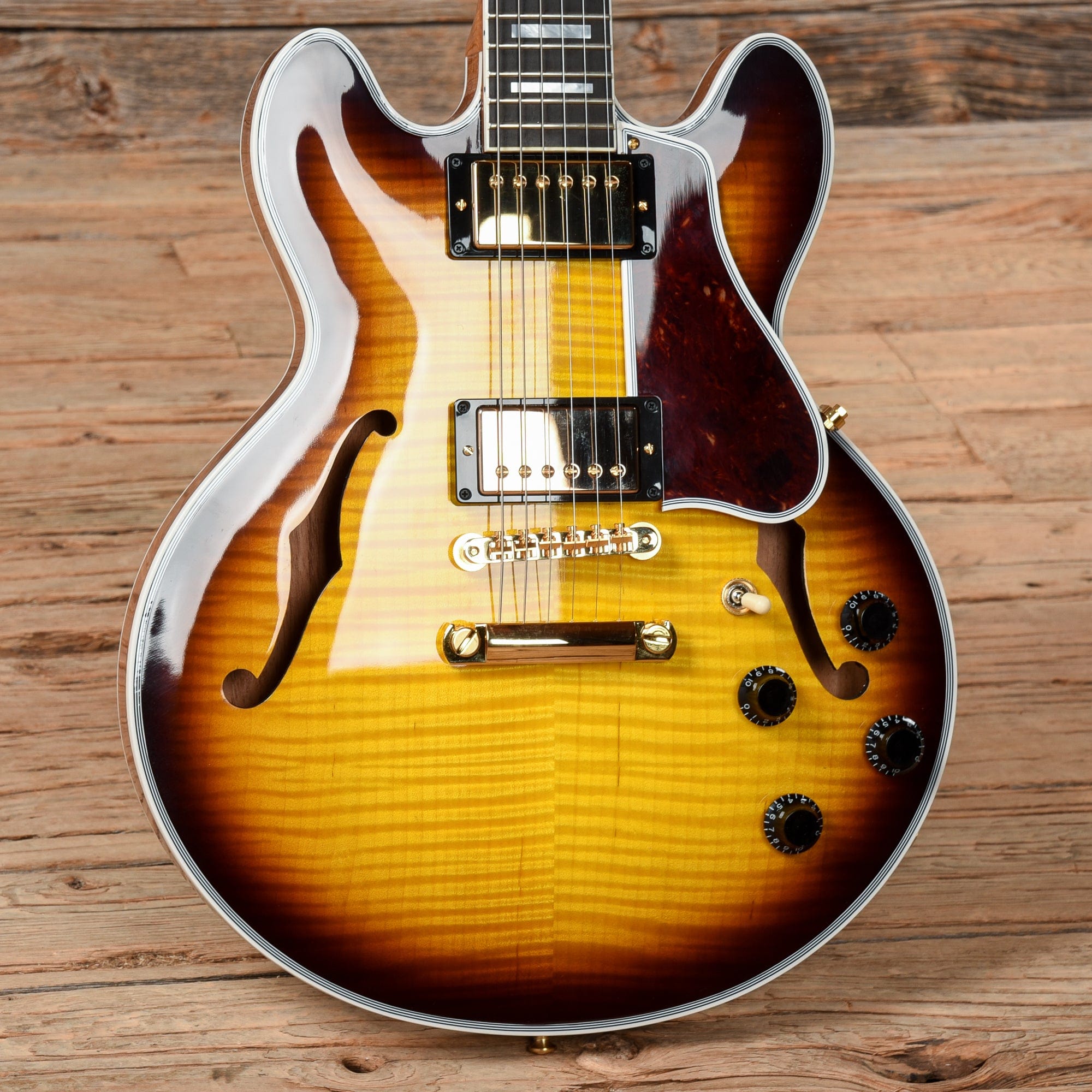 Gibson Custom CS-356 Figured Sunburst 2021 Electric Guitars / Semi-Hollow