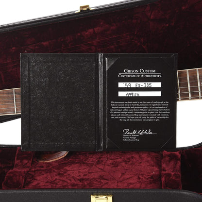 Gibson Custom ES-335 Dot Argentine Gray Heavy Aged Electric Guitars / Semi-Hollow