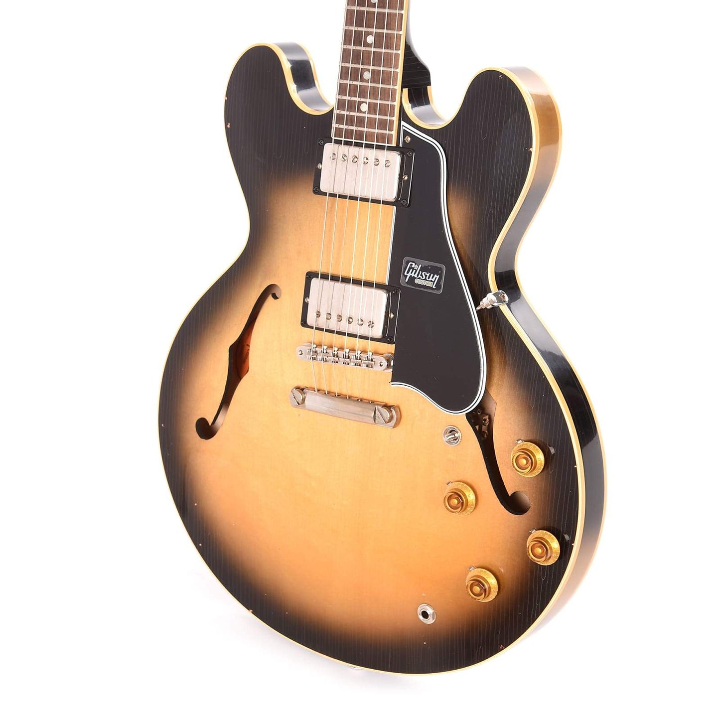 Gibson Custom ES-335 Dot Argentine Gray Heavy Aged Electric Guitars / Semi-Hollow