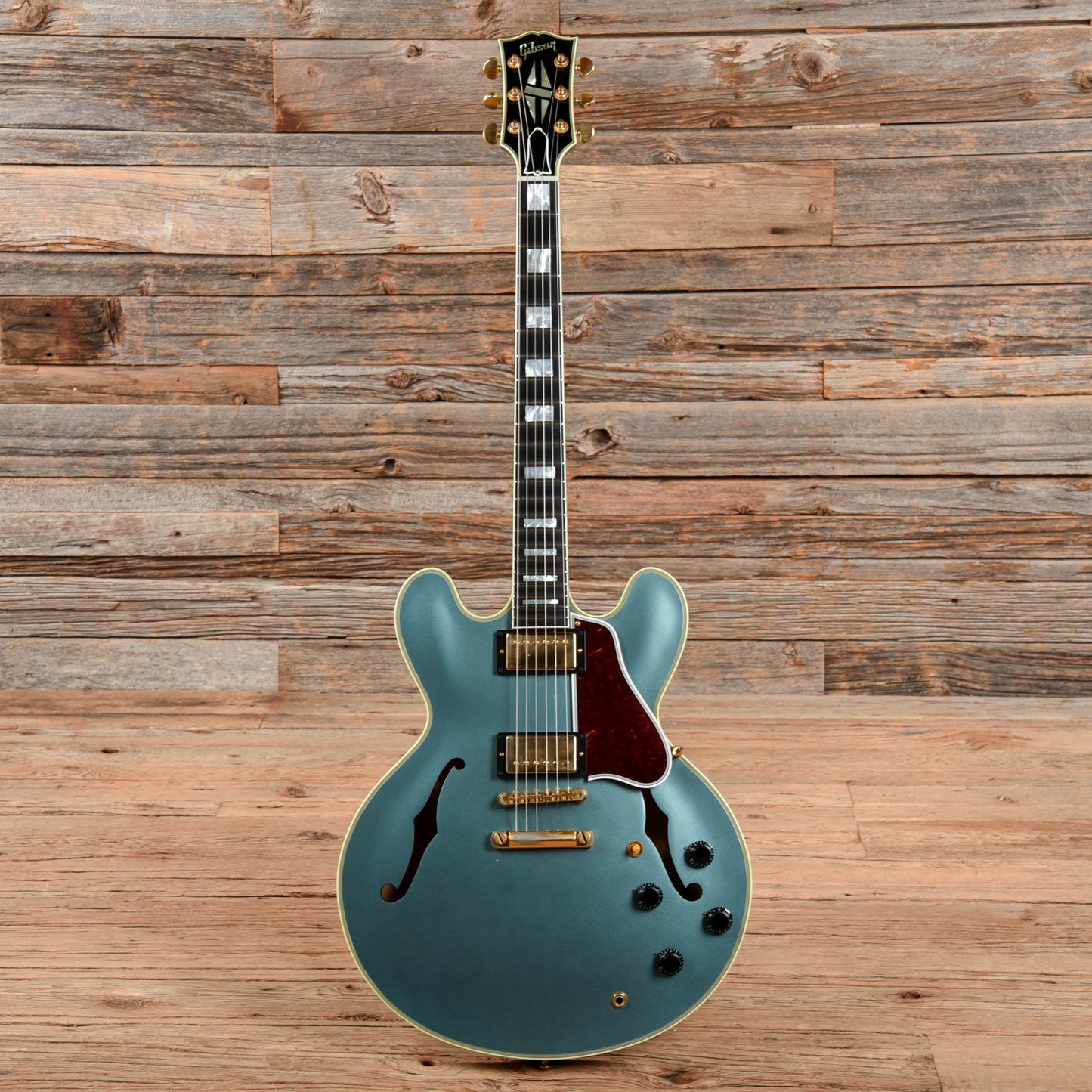 Gibson Custom ES-355 Stop Bar VOS Antique Pelham Blue 2018 Electric Guitars / Semi-Hollow