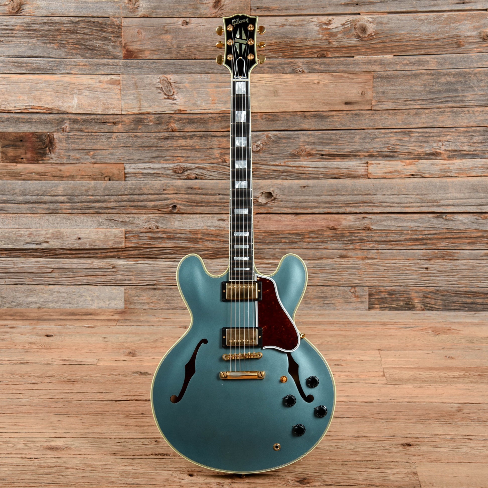 Gibson Custom ES-355 Stop Bar VOS Antique Pelham Blue 2018 Electric Guitars / Semi-Hollow