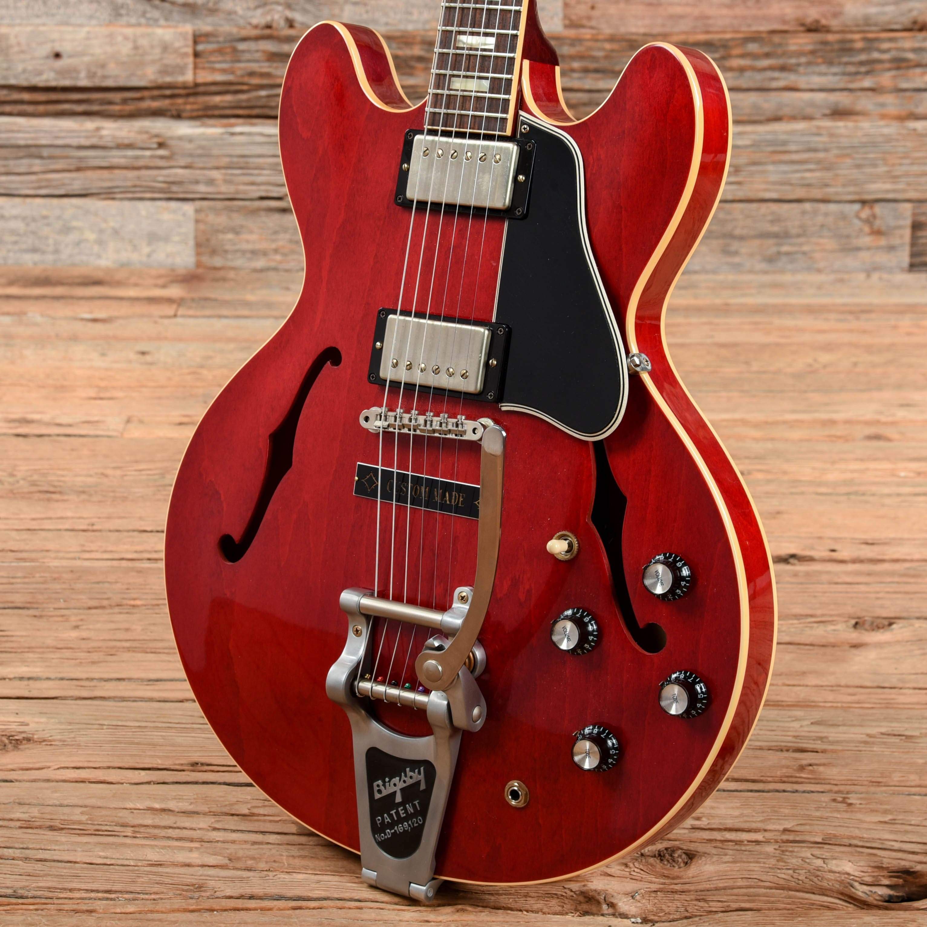 Gibson R Trc Gibson Custom Rich Robinson '63 ES-335 VOS Cherry 2014 – Chicago Music ...