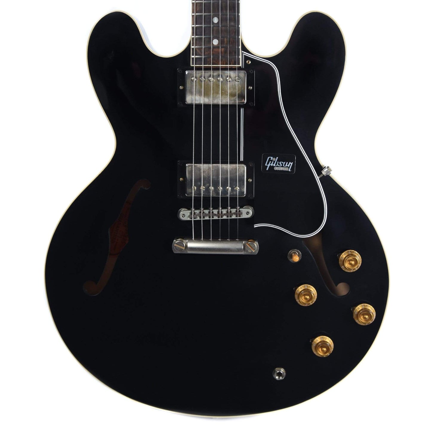 Gibson Custom Shop 1959 ES-335 Ebony VOS NH w/Brazilian Rosewood Fingerboard Electric Guitars / Semi-Hollow
