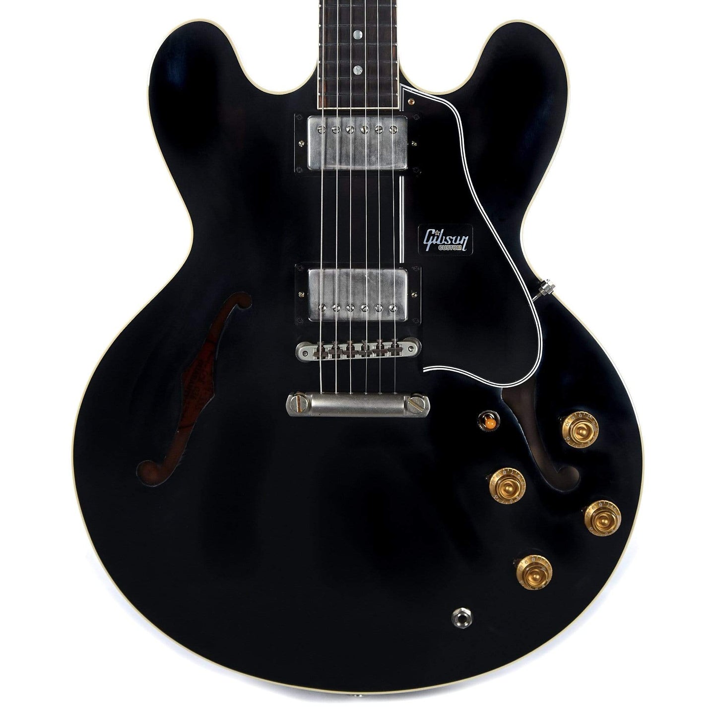 Gibson Custom Shop 1959 ES-335 Ebony VOS NH w/Brazilian Rosewood Fingerboard Electric Guitars / Semi-Hollow