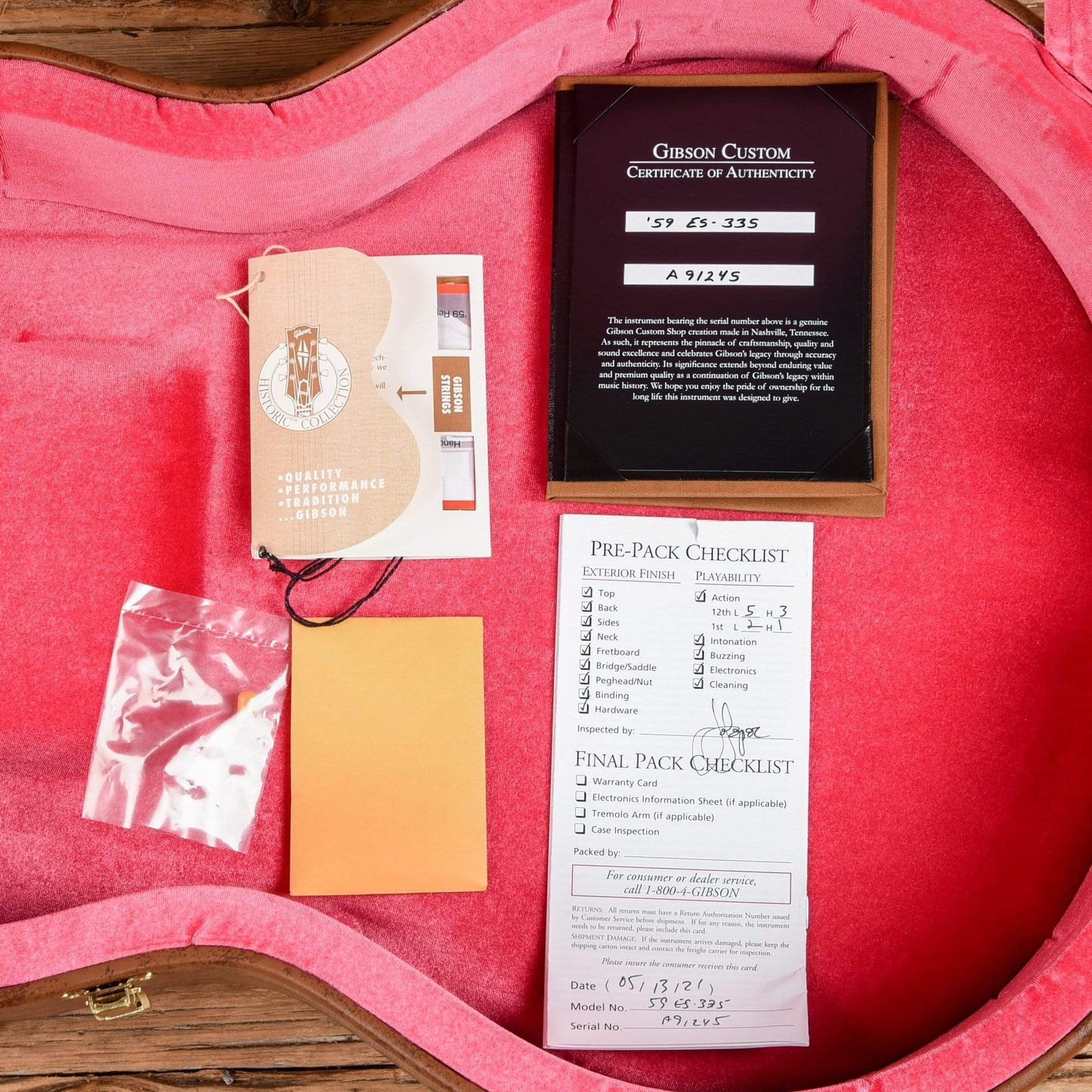 Gibson Custom Shop 1959 ES-335 Reissue "CME Spec" Antique Ebony VOS Electric Guitars / Semi-Hollow