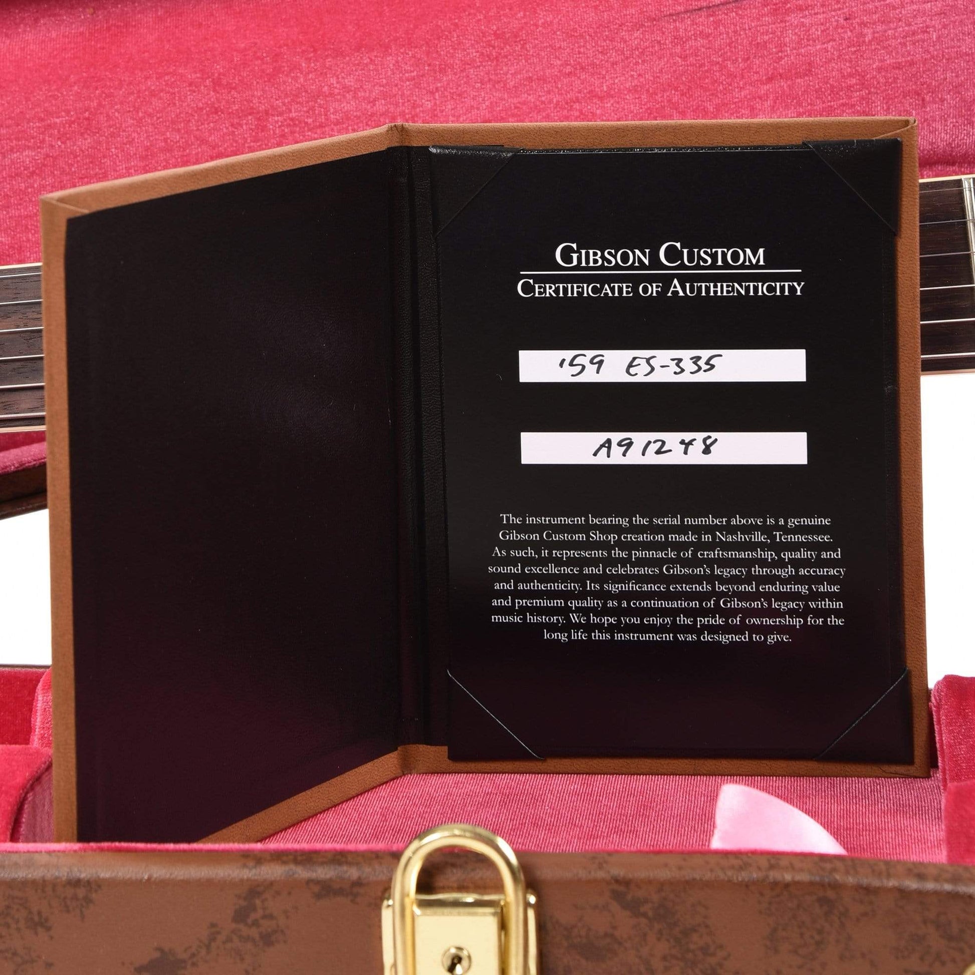 Gibson Custom Shop 1959 ES-335 Reissue "CME Spec" Antique Ebony VOS Electric Guitars / Semi-Hollow