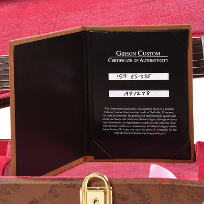 Gibson Custom Shop 1959 ES-335 Reissue "CME Spec" Antique Ebony VOS Electric Guitars / Semi-Hollow