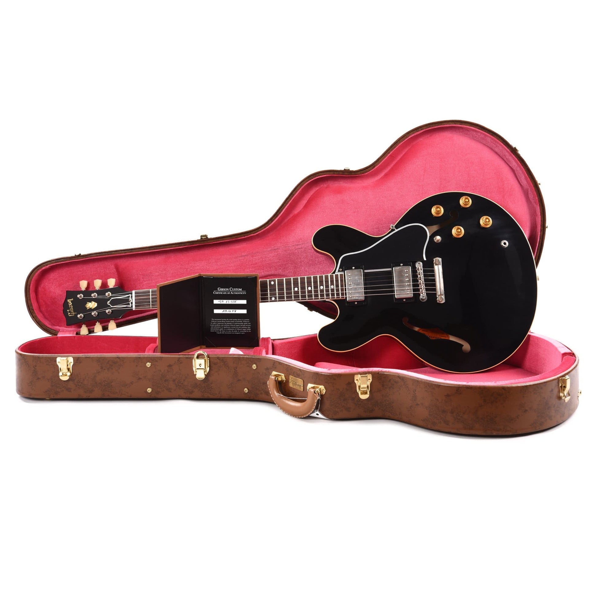Gibson Custom Shop 1959 ES-335 Reissue "CME Spec" Antique Ebony VOS Electric Guitars / Semi-Hollow