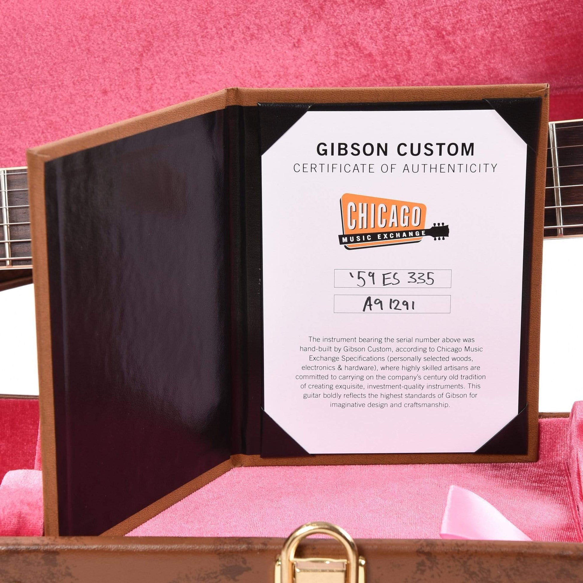 Gibson Custom Shop 1959 ES-335 Reissue "CME Spec" Antique Ebony VOS Electric Guitars / Semi-Hollow