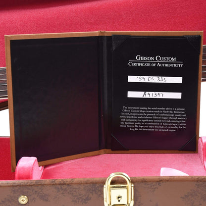 Gibson Custom Shop 1959 ES-335 Reissue "CME Spec" Antique Ebony VOS Electric Guitars / Semi-Hollow