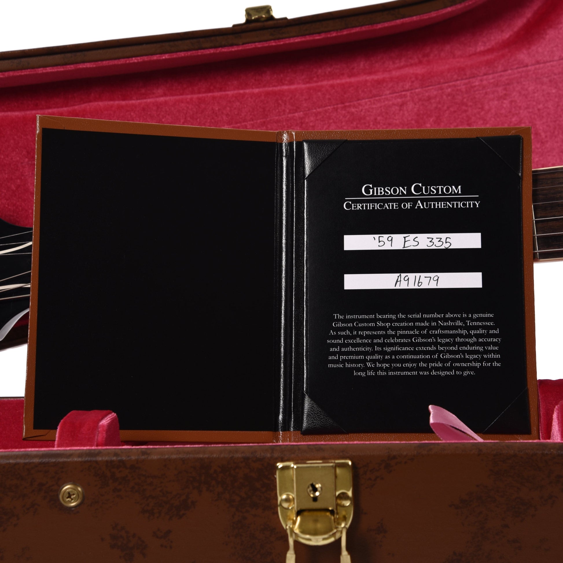 Gibson Custom Shop 1959 ES-335 Reissue "CME Spec" Antique Ebony VOS Electric Guitars / Semi-Hollow