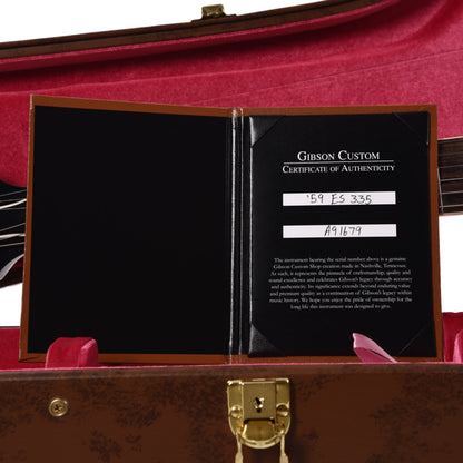 Gibson Custom Shop 1959 ES-335 Reissue "CME Spec" Antique Ebony VOS Electric Guitars / Semi-Hollow