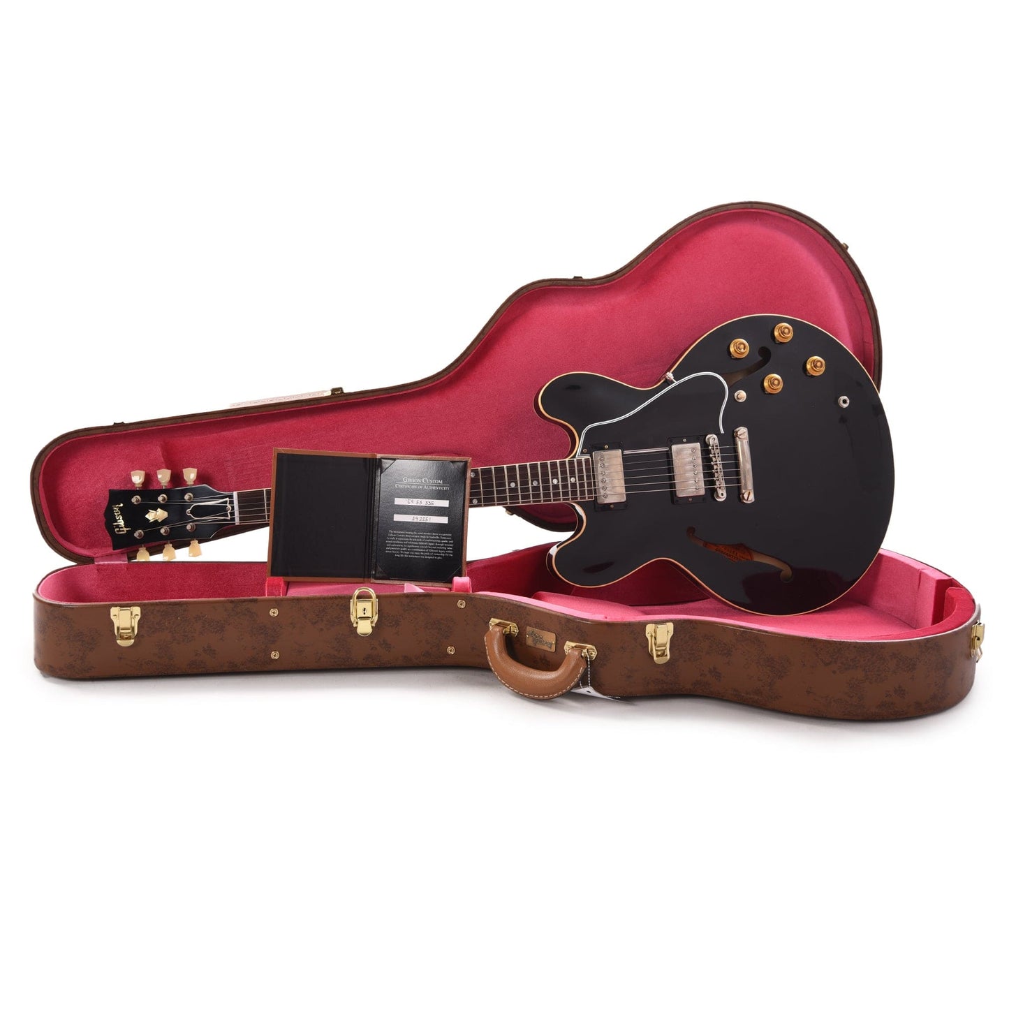 Gibson Custom Shop 1959 ES-335 Reissue "CME Spec" Antique Ebony VOS Electric Guitars / Semi-Hollow