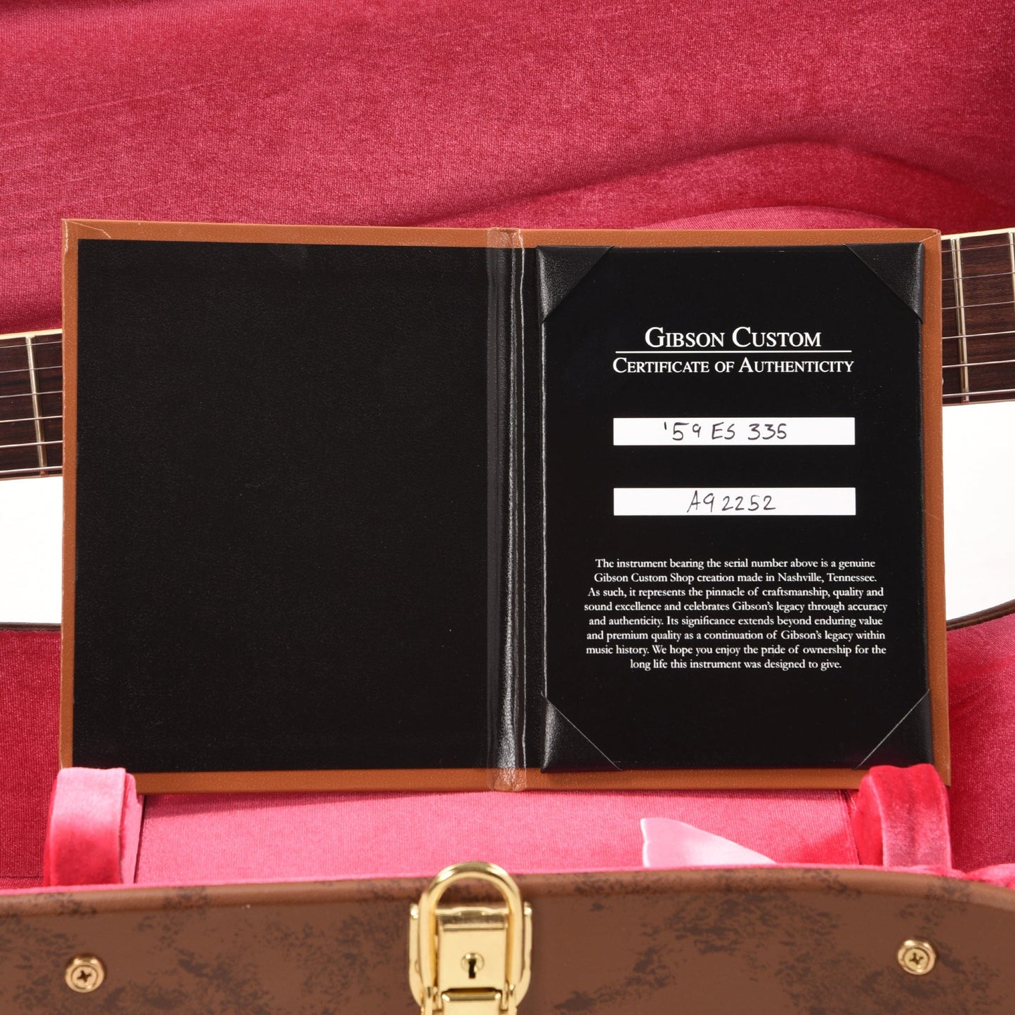 Gibson Custom Shop 1959 ES-335 Reissue "CME Spec" Antique Ebony VOS Electric Guitars / Semi-Hollow
