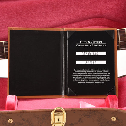 Gibson Custom Shop 1959 ES-335 Reissue "CME Spec" Antique Ebony VOS Electric Guitars / Semi-Hollow