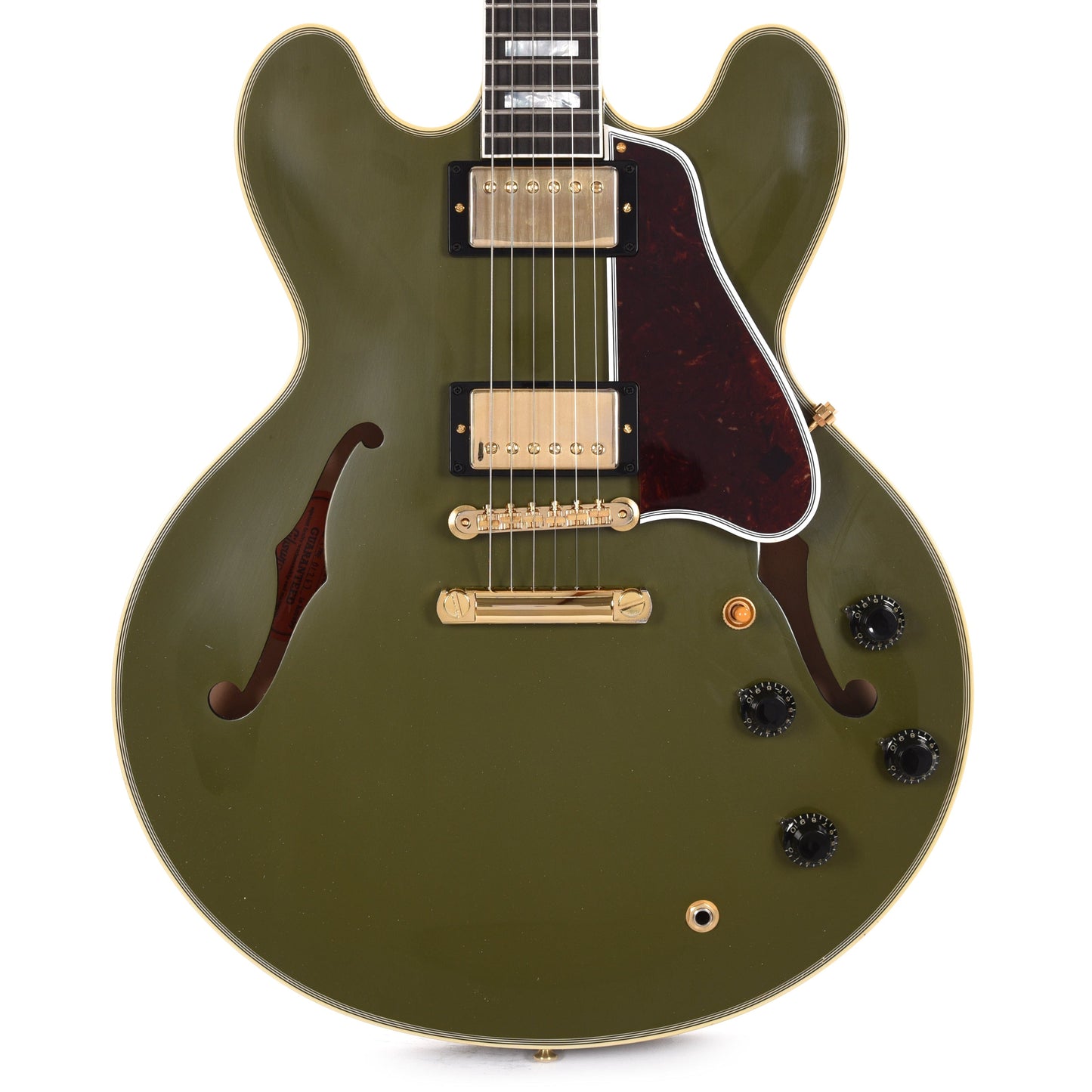 Gibson Custom Shop 1959 ES-355 Reissue Stop Bar "CME Spec" Antique Olive Drab VOS Electric Guitars / Semi-Hollow