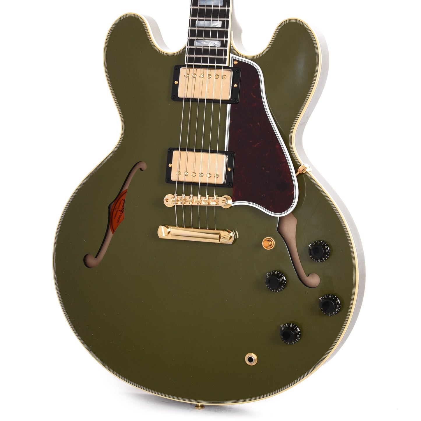 Gibson Custom Shop 1959 ES-355 Reissue Stop Bar "CME Spec" Antique Olive Drab VOS Electric Guitars / Semi-Hollow