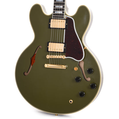 Gibson Custom Shop 1959 ES-355 Reissue Stop Bar "CME Spec" Antique Olive Drab VOS Electric Guitars / Semi-Hollow