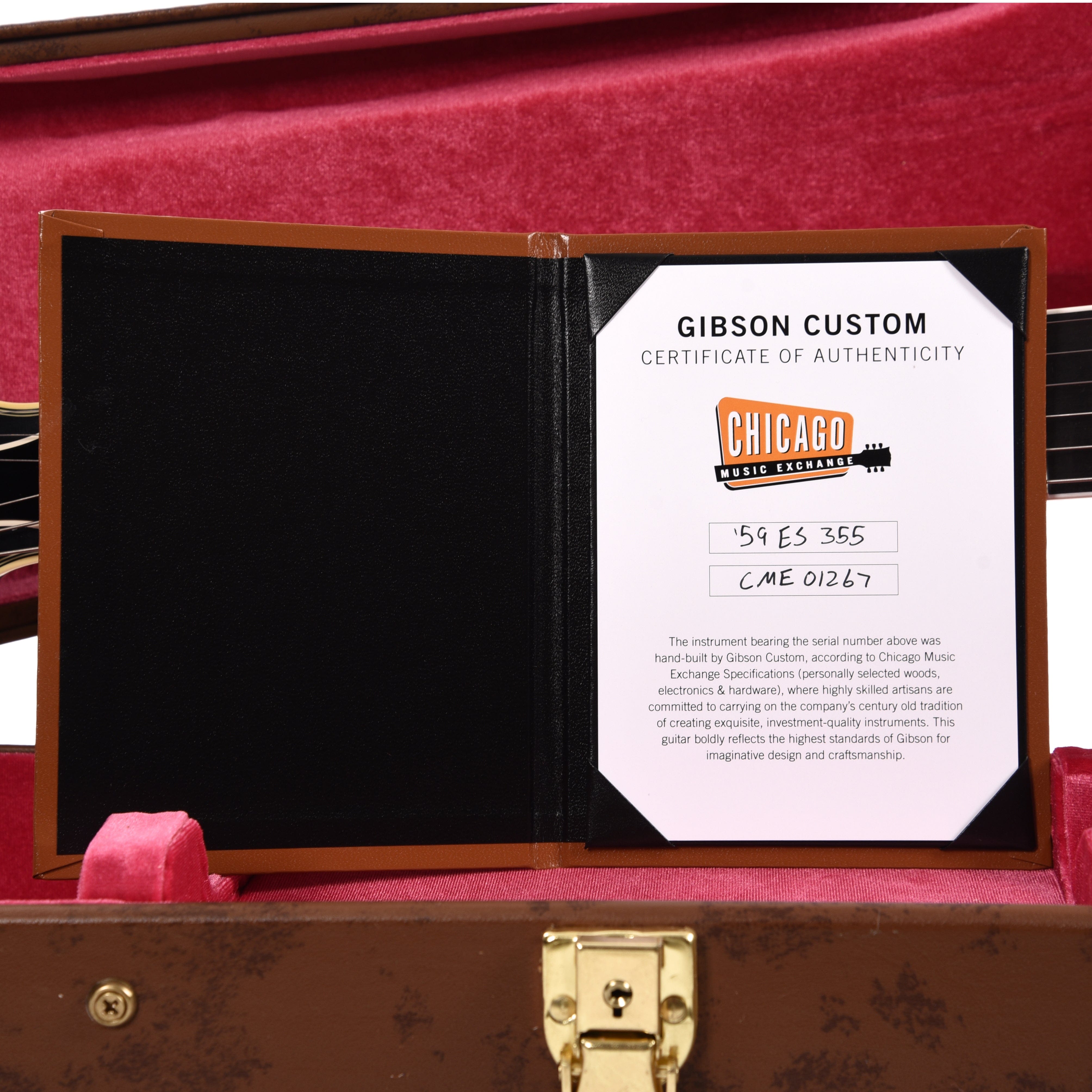 Gibson Custom Shop 1959 ES-355 Reissue Stop Bar 