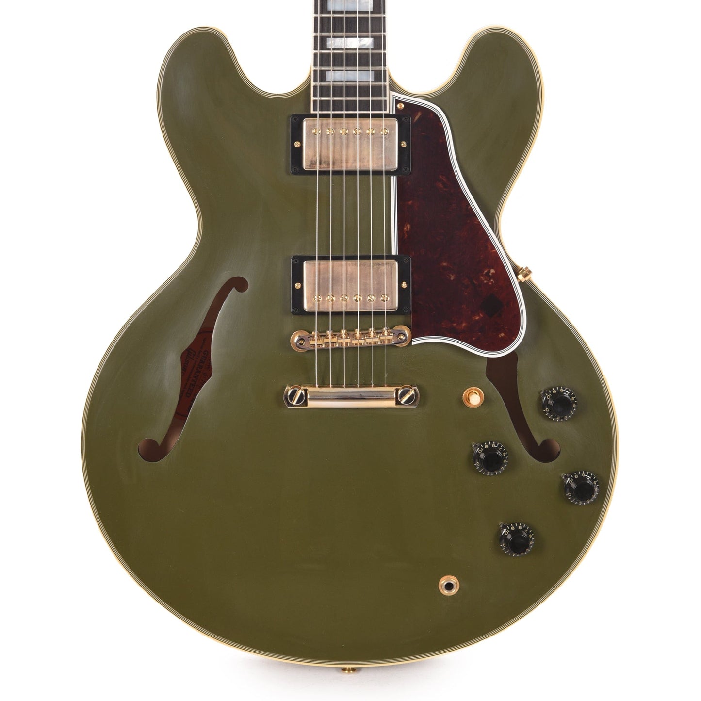 Gibson Custom Shop 1959 ES-355 Reissue Stop Bar "CME Spec" Antique Olive Drab VOS Electric Guitars / Semi-Hollow