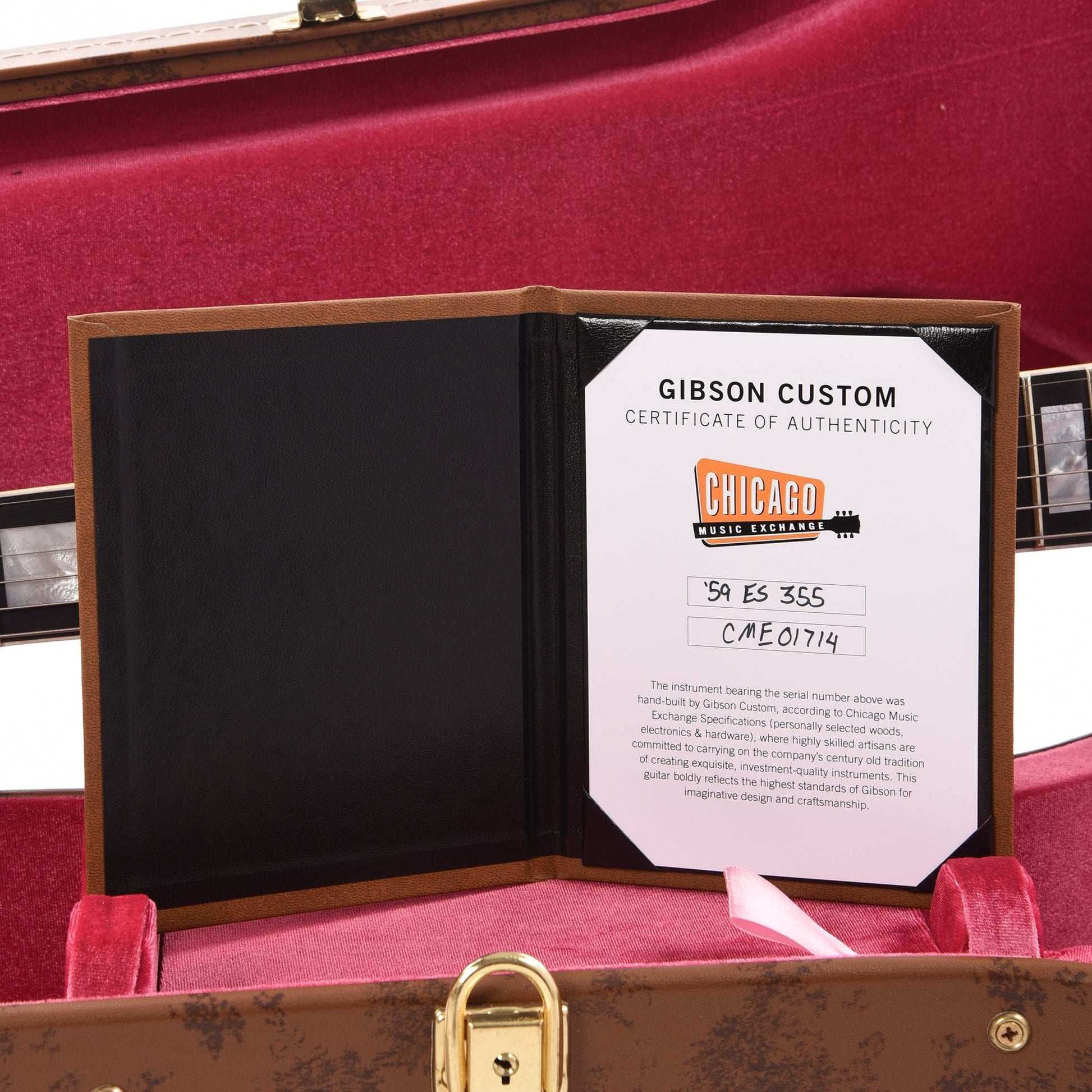 Gibson Custom Shop 1959 ES-355 Reissue Stop Bar "CME Spec" Antique Olive Drab VOS Electric Guitars / Semi-Hollow