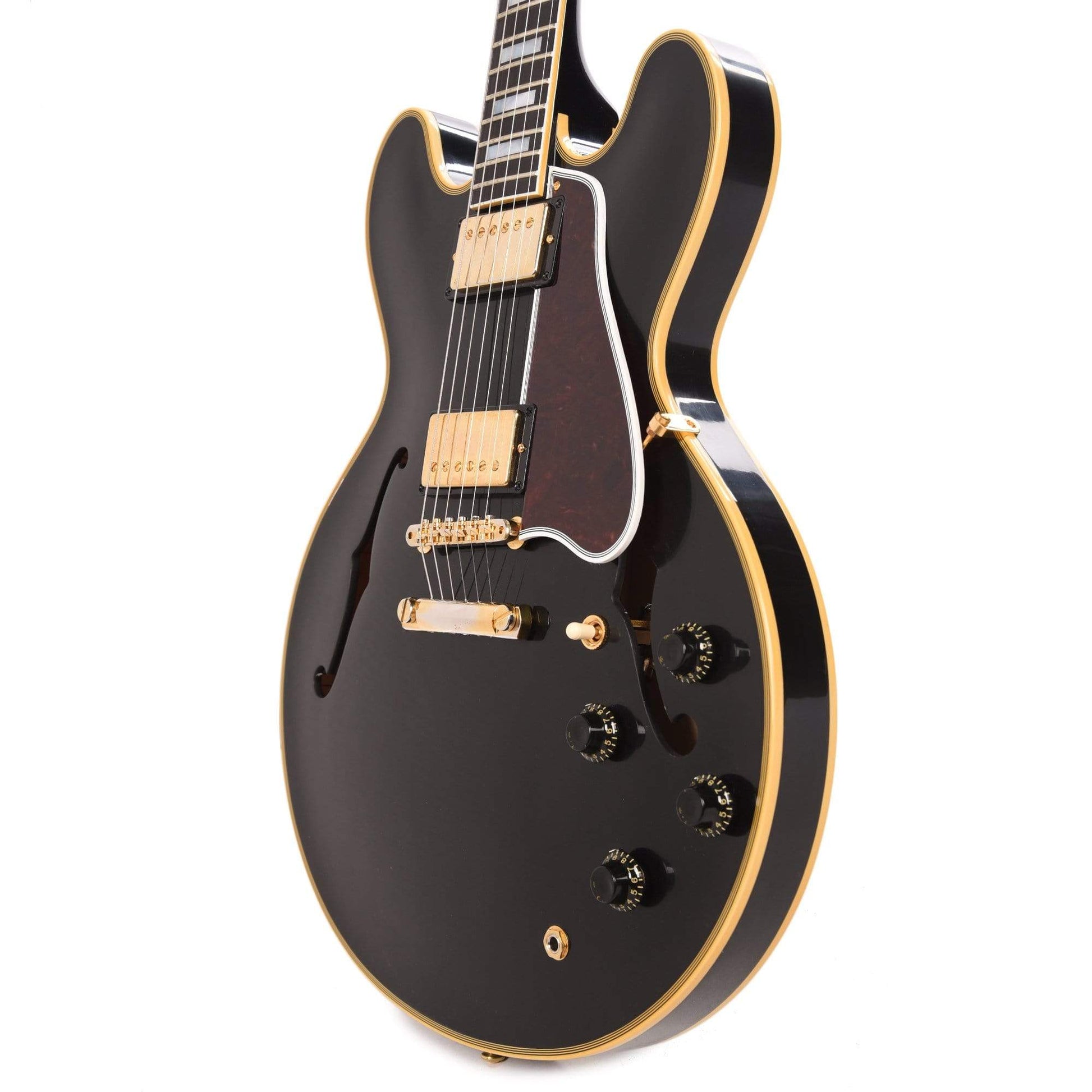 Gibson Custom Shop 1959 ES-355 Reissue Stop Bar Ebony VOS Electric Guitars / Semi-Hollow