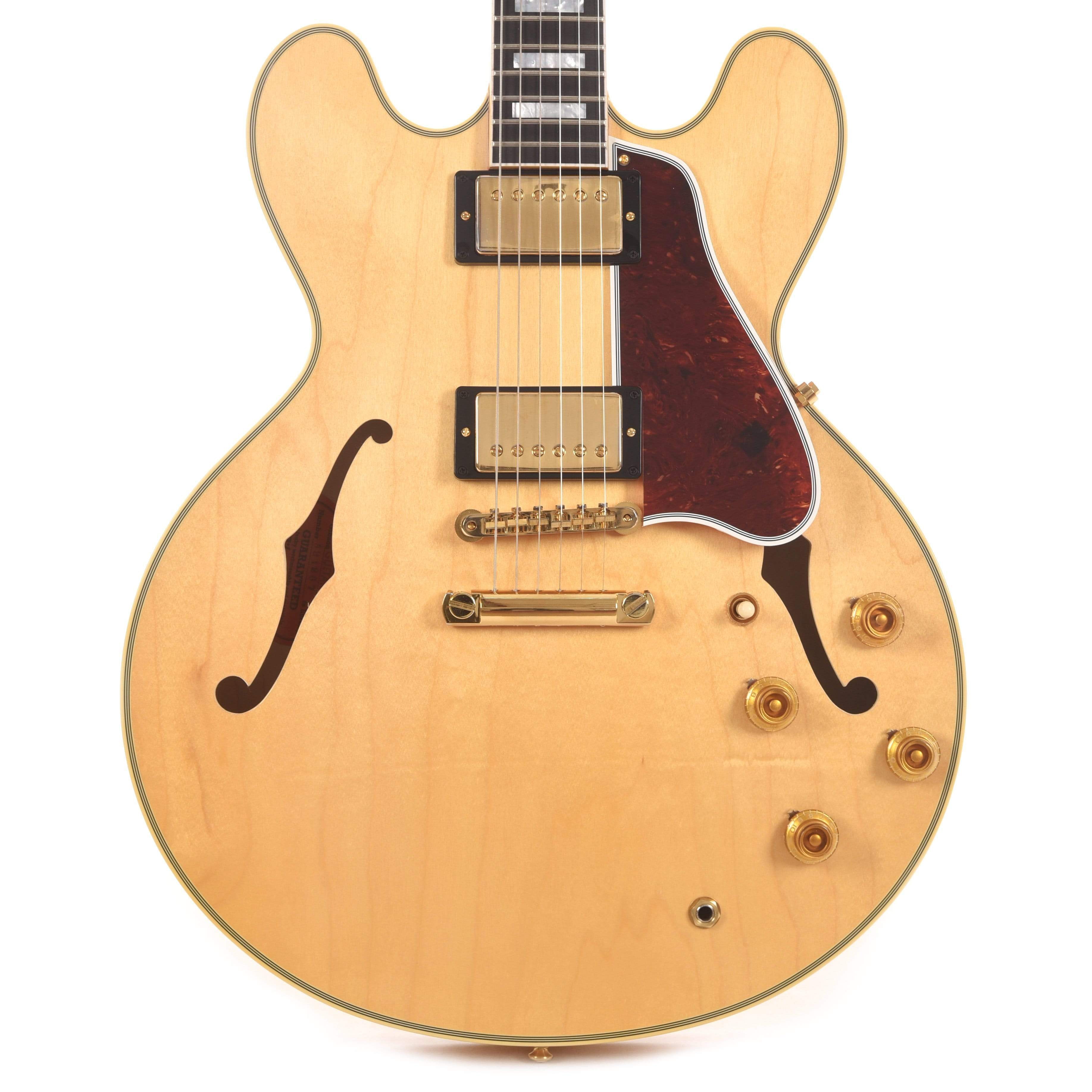 Gibson Custom Shop 1959 ES-355 Reissue Stop Bar Vintage Natural VOS Electric Guitars / Semi-Hollow