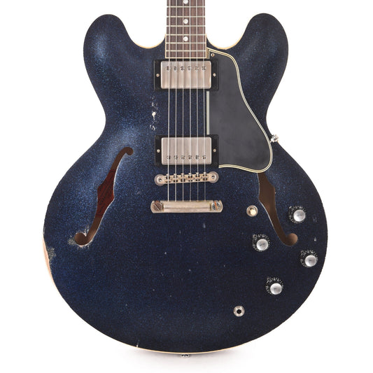 Gibson Custom Shop 1961 ES-335 Reissue "CME Spec" Antique Brunswick Blue Sparkle Murphy Lab Heavy Aged Electric Guitars / Semi-Hollow