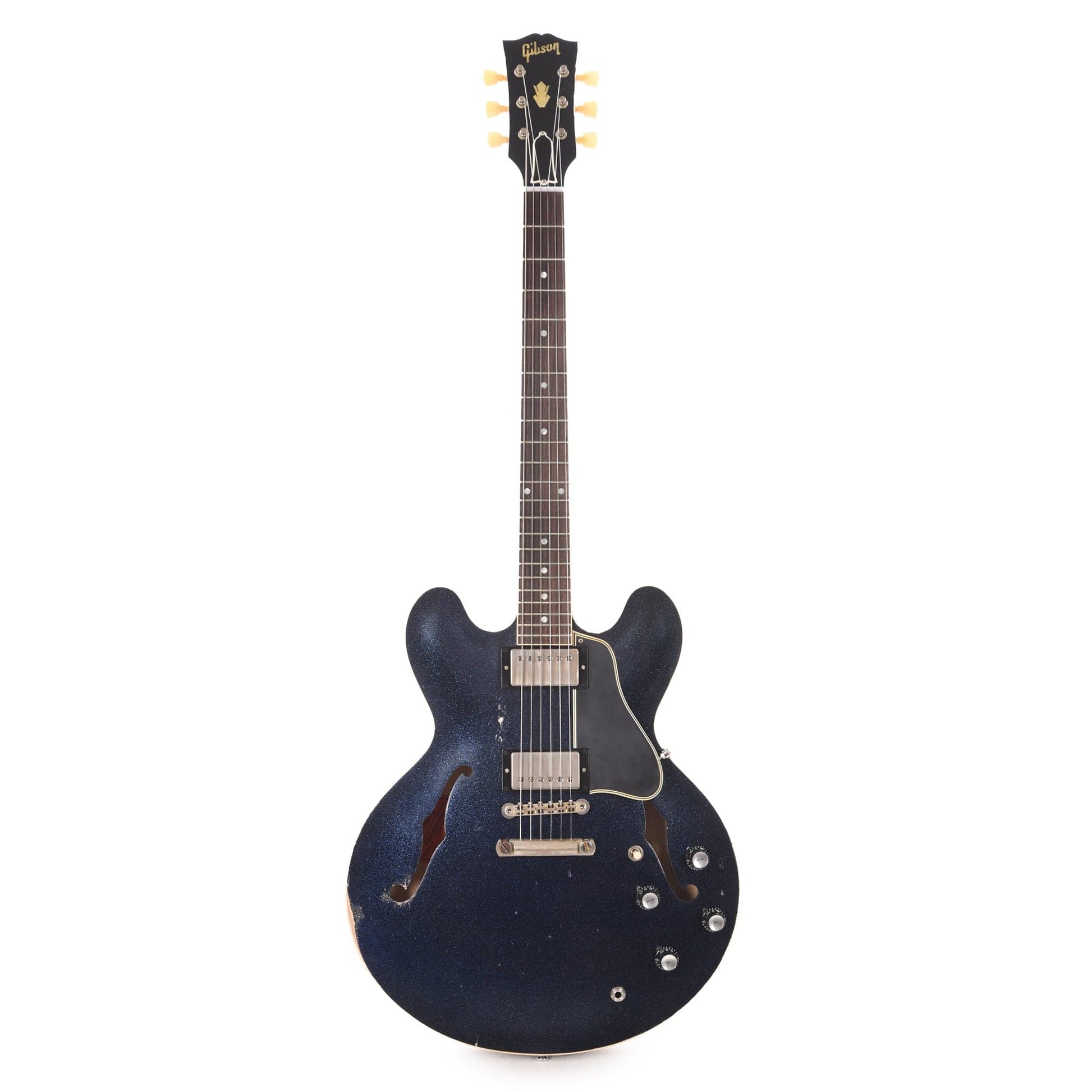 Gibson Custom Shop 1961 ES-335 Reissue "CME Spec" Antique Brunswick Blue Sparkle Murphy Lab Heavy Aged Electric Guitars / Semi-Hollow