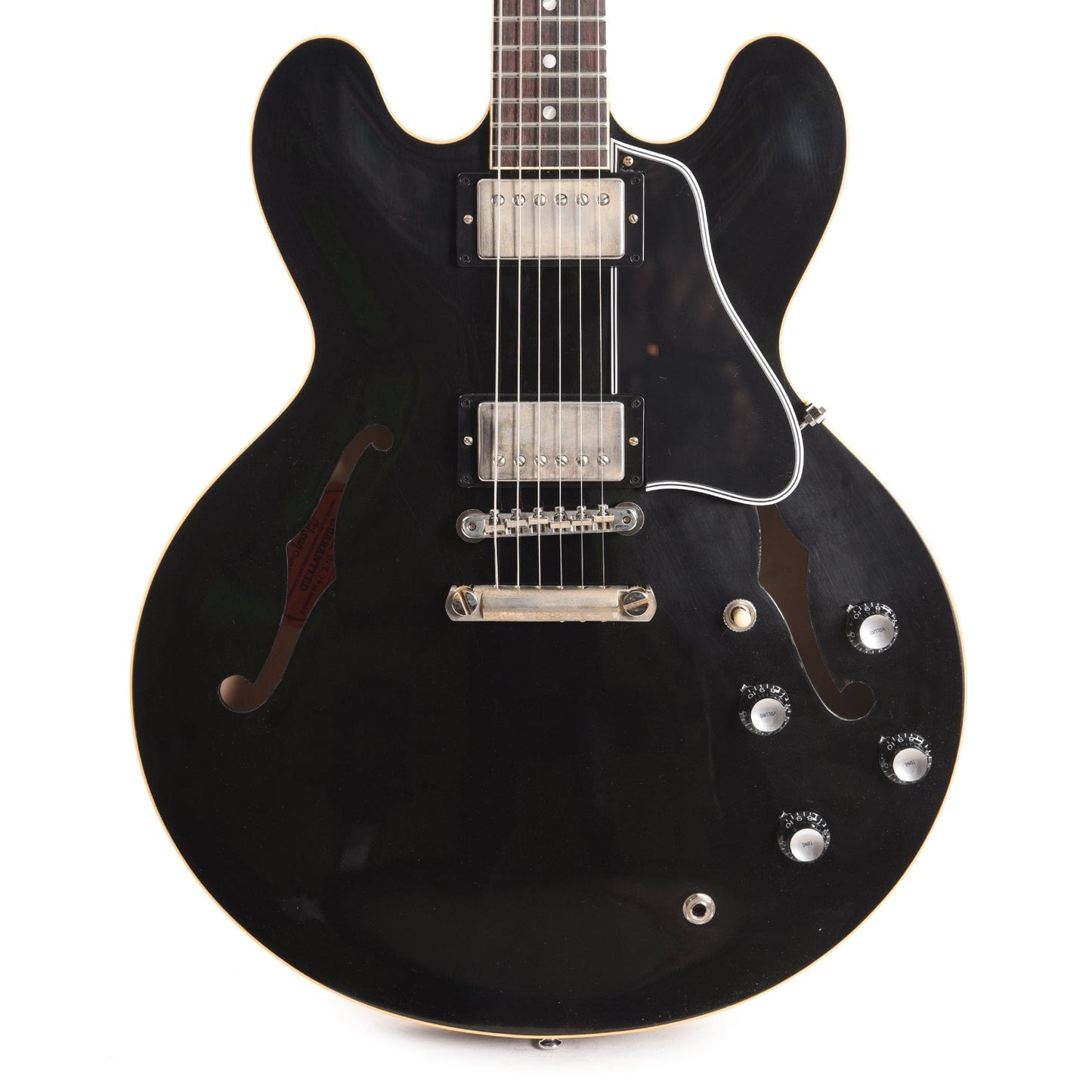 Gibson Custom Shop 1961 ES-335 Reissue "CME Spec" Antique Ebony Murphy Lab Ultra Light Aged Electric Guitars / Semi-Hollow