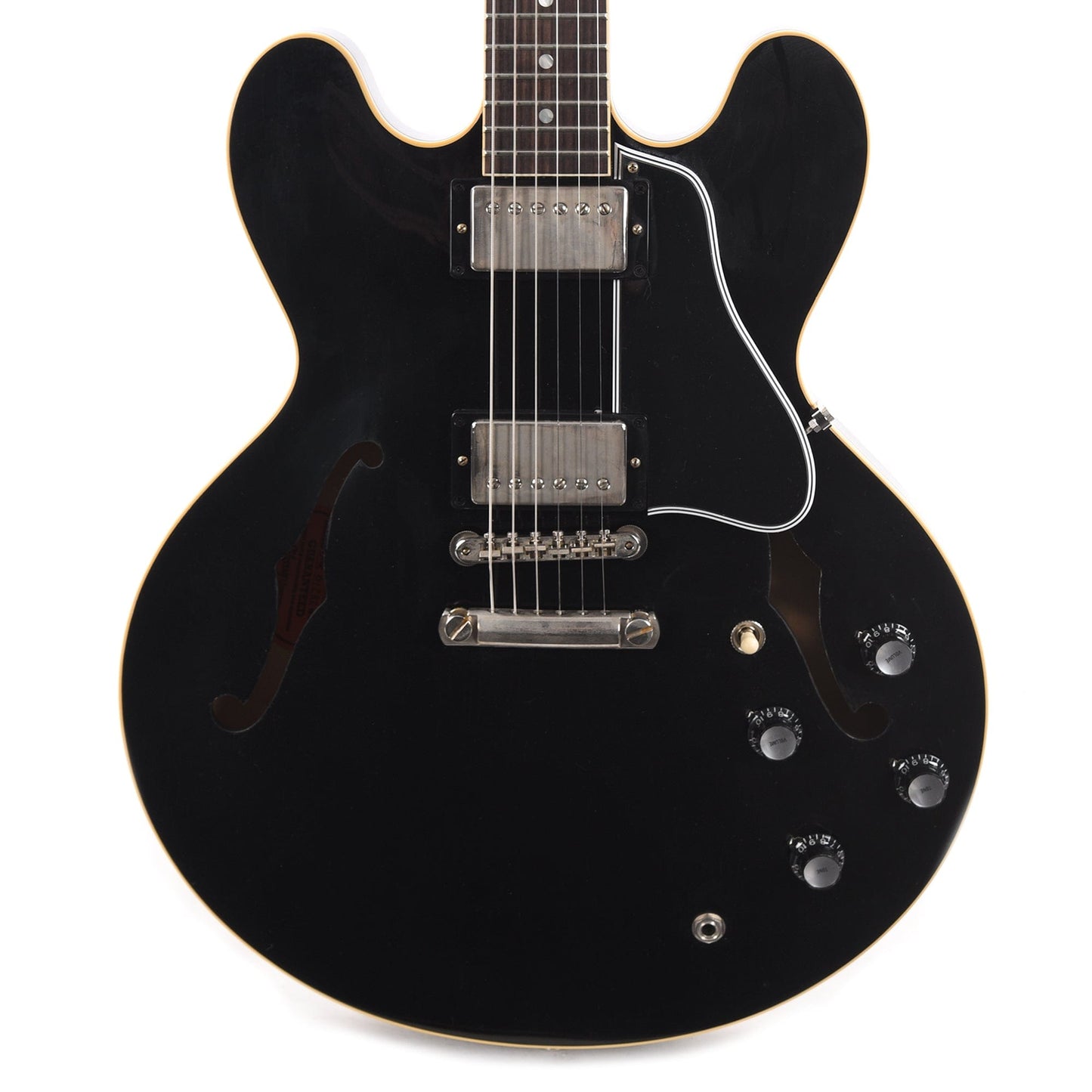 Gibson Custom Shop 1961 ES-335 Reissue "CME Spec" Antique Ebony Murphy Lab Ultra Light Aged Electric Guitars / Semi-Hollow