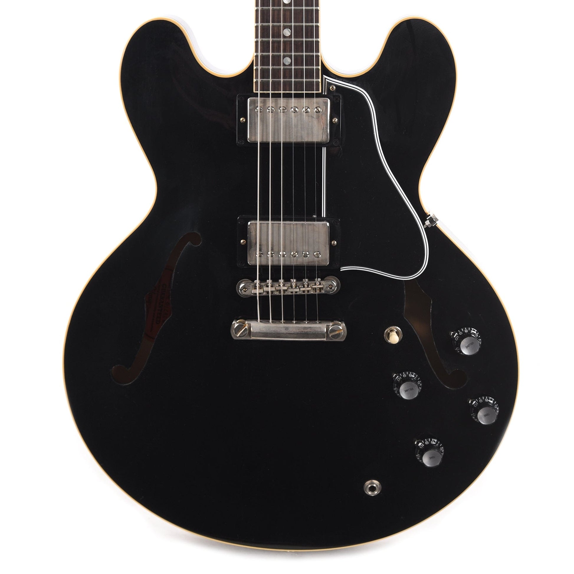 Gibson Custom Shop 1961 ES-335 Reissue "CME Spec" Antique Ebony Murphy Lab Ultra Light Aged Electric Guitars / Semi-Hollow