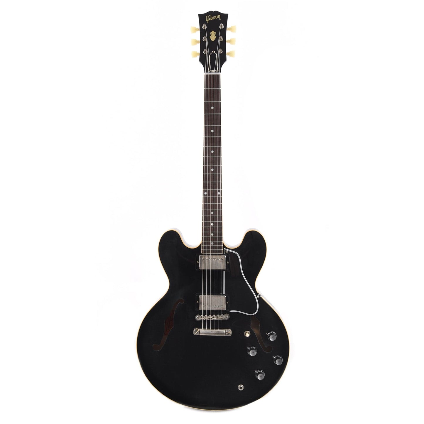 Gibson Custom Shop 1961 ES-335 Reissue "CME Spec" Antique Ebony Murphy Lab Ultra Light Aged Electric Guitars / Semi-Hollow